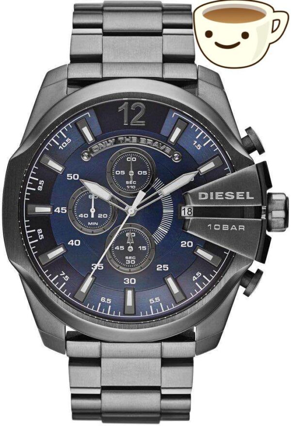 Diesel Mega Chief Black Grey gold silver Series Watch For Mens