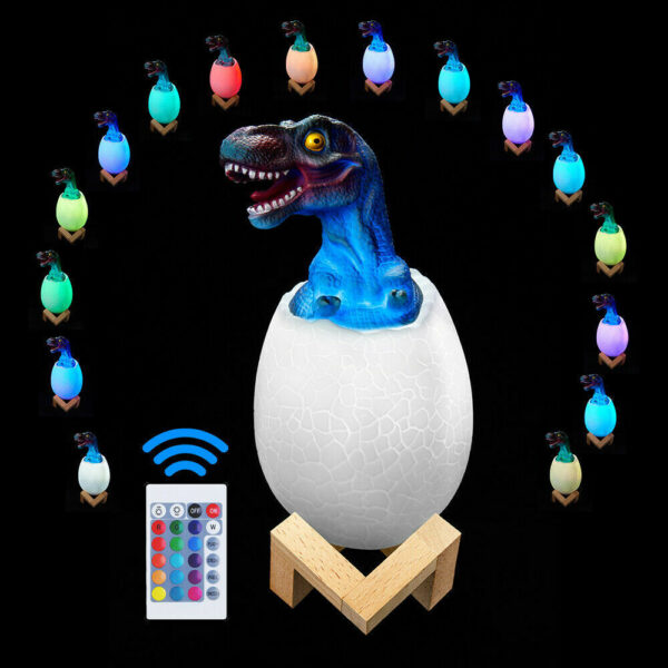 Dinosaur Egg Night Light Lamp - Image 2